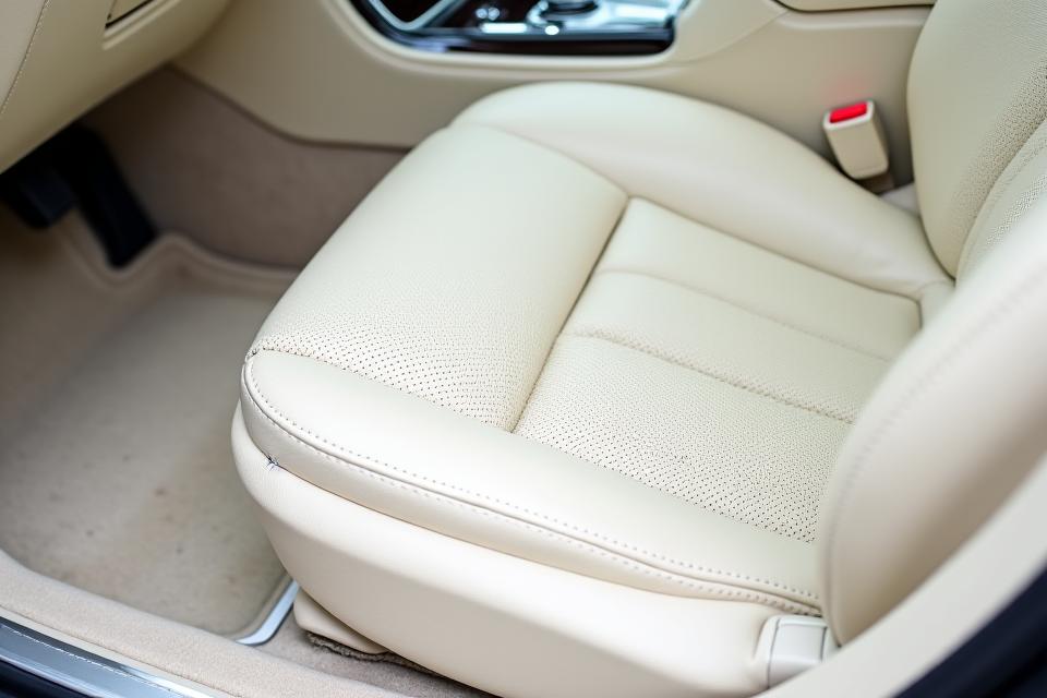 썸네일: 실내 클리닝이 완료된 메르세데스 S클래스 시트